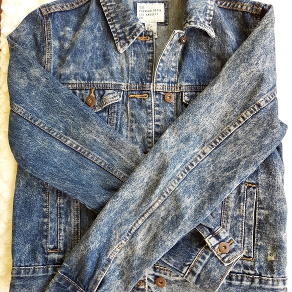 Blue Denim Frosted Jean Jacket 